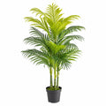 Plante artificielle palmier aréca 180 cm vert en plastique pour intérieur avec pot